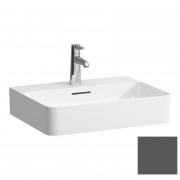 Раковина для ванной Laufen Val 55х42 см с 1 отверстием керамика графит матовый H8102827581041