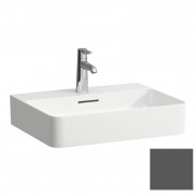 Раковина для ванной Laufen Val 55х42 см с 1 отверстием керамика графит матовый H8102827581041