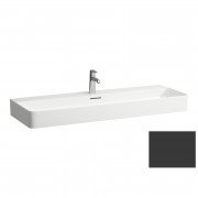 Раковина для ванной Laufen Val 120х42 см с 1 отверстием керамика графит матовый H8102897581041