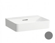 Раковина для ванной Laufen Val 65х42 см без отверстий под смеситель керамика графит матовый H8102847581091