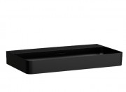 Раковина для ванной Laufen Val 95х42 см без отверстий под смеситель керамика черный матовый H8102877161091