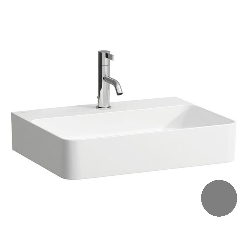 Раковина для ванной Laufen Val 65х42 см с 1 отверстием керамика графит матовый H8102847581111