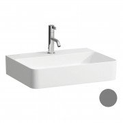 Раковина для ванной Laufen Val 60х42 см с 1 отверстием керамика графит матовый H8102837581111
