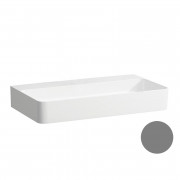 Раковина для ванной Laufen Val 95х42 см без отверстий под смеситель керамика графит матовый H8102877581121