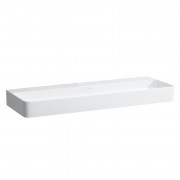 Раковина для ванной Laufen Val 120х42 см без отверстий под смеситель керамика белый матовый H8102897571121