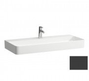 Раковина для ванной Laufen Val 120х42 см с 1 отверстием керамика графит матовый  H8102897581111
