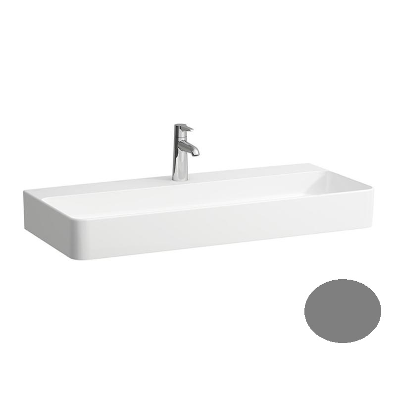 Раковина для ванної Laufen Val 95х42 см з 1 отвором кераміка графіт матовий H8102877581111