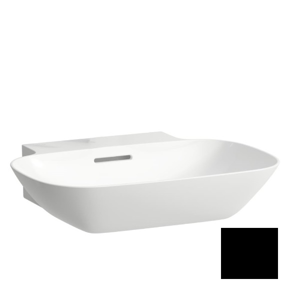 Раковина для ванной Laufen Ino 56х45 см без отверстий под смеситель керамика черный матовый H8103027161091