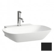 Раковина для ванной Laufen Ino 56х45 см с 1 отверстием под смеситель керамика графит матовый H8103027581111