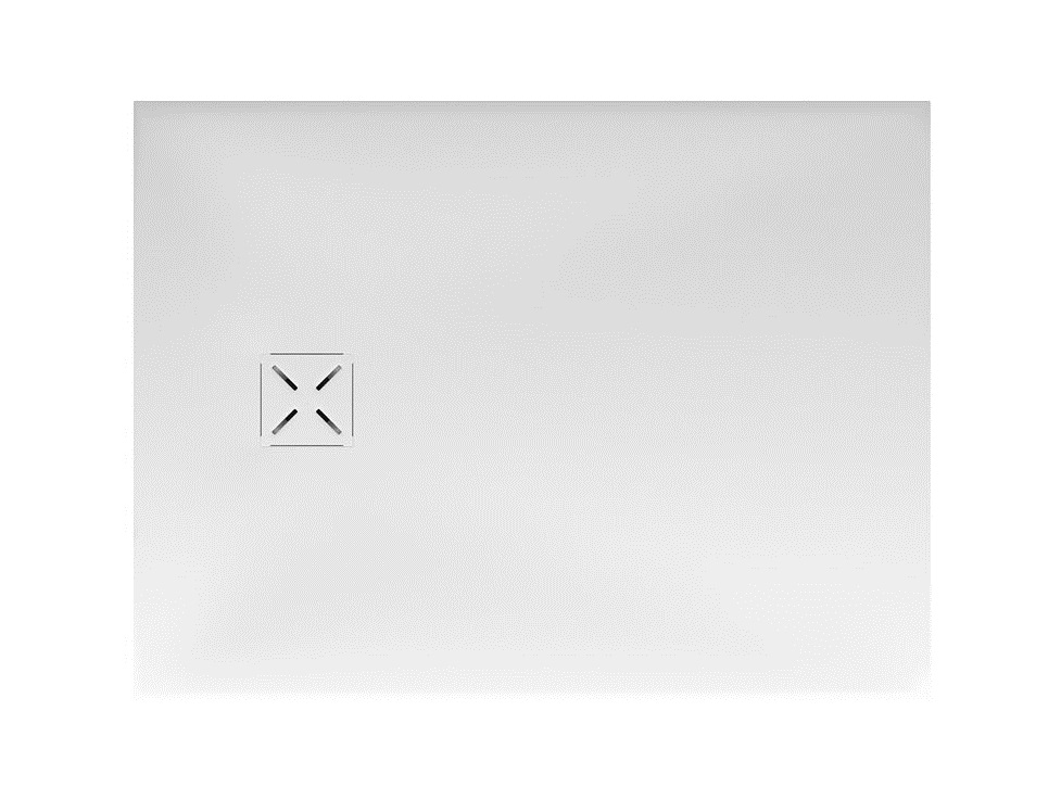 Душевой поддон Kolpa San Limbo 140х90 см вырезанный на заказ литой мрамор белый 518180