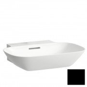 Раковина для ванной Laufen Ino 56х45 см без отверстий под смеситель керамика черный матовый H8103027161091