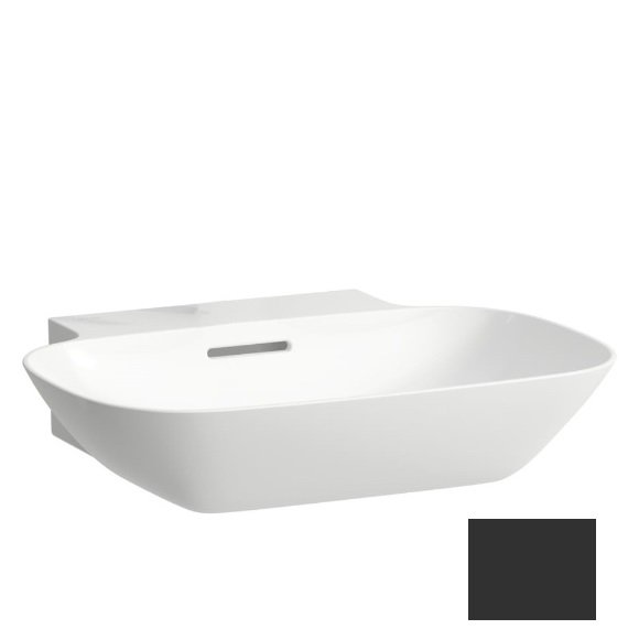 Раковина для ванной Laufen Ino 56х45 см без отверстий под смеситель керамика графит матовый H8103027581091