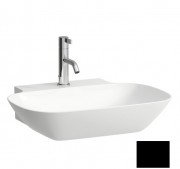 Раковина для ванной Laufen Ino 56х45 см с 1 отверстием под смеситель керамика черный матовый H8103027161111