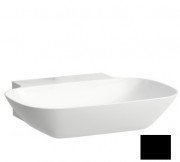 Раковина для ванной Laufen Ino 56х45 см без отверстий под смеситель керамика черный матовый H8103027161121