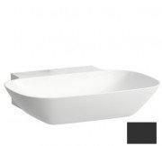 Раковина для ванной Laufen Ino 56х45 см без отверстий под смеситель керамика графит матовый H8103027581121