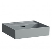 Раковина для ванной Laufen Kartell 50х46 см без отверстия под смеситель керамика графит матовый H8103327581091