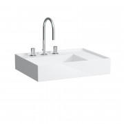 Раковина для ванної Laufen Kartell 60х46 см із прихованим зливом із 3 отворами кераміка білий H8103340001581