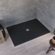 Душовий піддон Kolpa San Stiletto 130х90 см литий мармур антрацит 927080