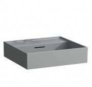 Раковина для ванной Laufen Kartell 50х46 см без отверстия под смеситель керамика графит матовый H8103327581091