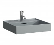 Раковина для ванной Laufen Kartell 80х46 см с 1 отверстием под смеситель керамика графит матовый H8103367581041