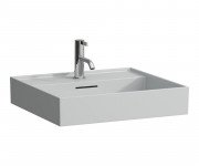 Раковина для ванної Laufen Kartell 80х46 см із 3 отворами під змішувач кераміка сірий матовий H8103367591081