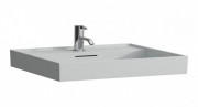 Раковина для ванної Laufen Kartell 100х46 см з 2 отворами під змішувач кераміка сірий матовий H8103377591071