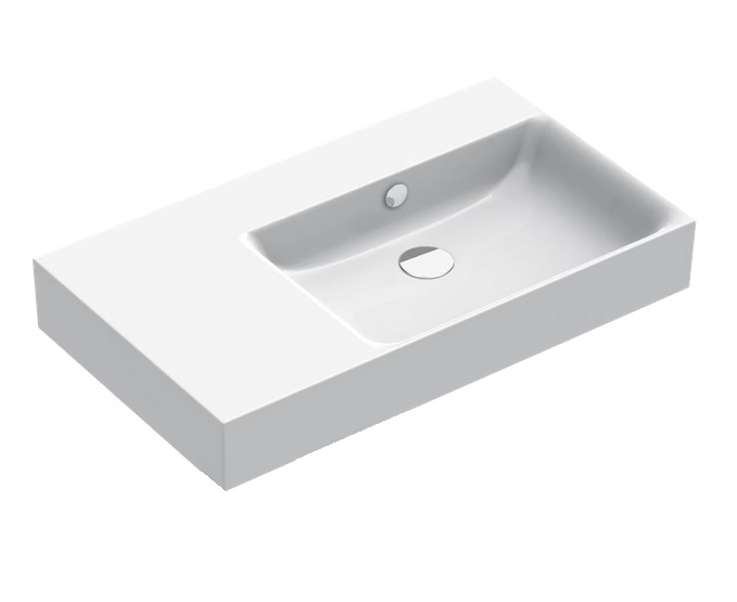 Раковина для ванной Catalano New Premium 80x47 см правая белый глянцевый 180DVPN00