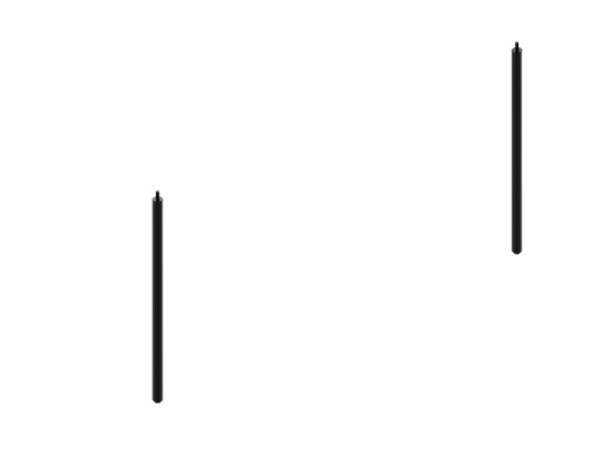 Комплект ножек для консоли для раковины Catalano New Premium черный матовый 5GASTGRNS