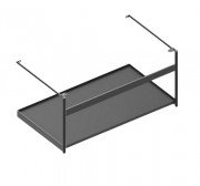 Консоль для раковины Catalano New Premium 75х43 см черный матовый 5ST80GRNS