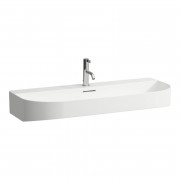 Раковина для ванной Laufen Sonar 100х42 см c 1 отверстием под смеситель керамика белый H8103470001041