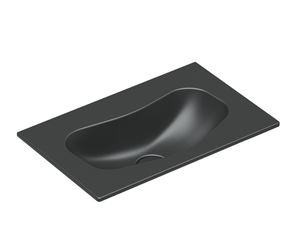 Раковина для ванной Catalano Edition 55x35 см керамика черный матовый 155EDNS