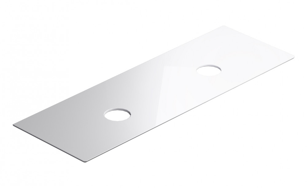 Керамическая столешница Catalano Horizon 150х50 см два отверстия глянцевый белый 1PC15050DS00