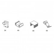 Монтажный комплект Kolpa San для панелей ванн Tamia, Evelin (для третьей панели) 994780