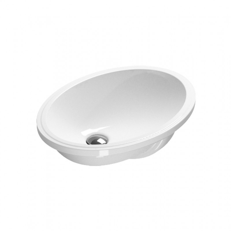 Раковина для ванної Catalano Canova Royal 57х42 см кераміка білий глянсовий 1SO5700