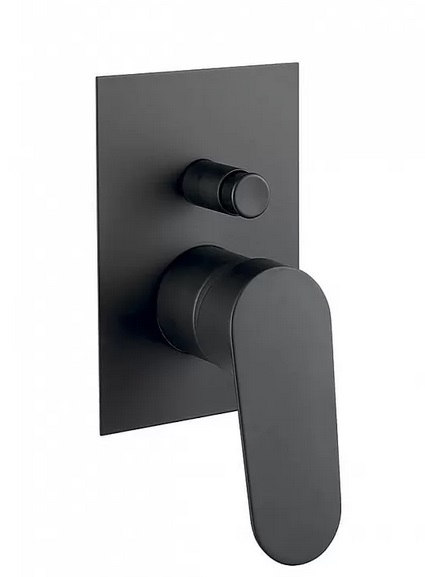 Смеситель скрытого монтажа Fiore Kevon однорычажный черный матовый 81NN7517