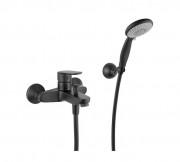 Змішувач для ванни Fiore Kevon із ручним душем чорний матовий 81NN8150