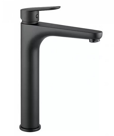 Смеситель для раковины Fiore Kevon однорычажный с донным клапаном черный матовый 81NN811901