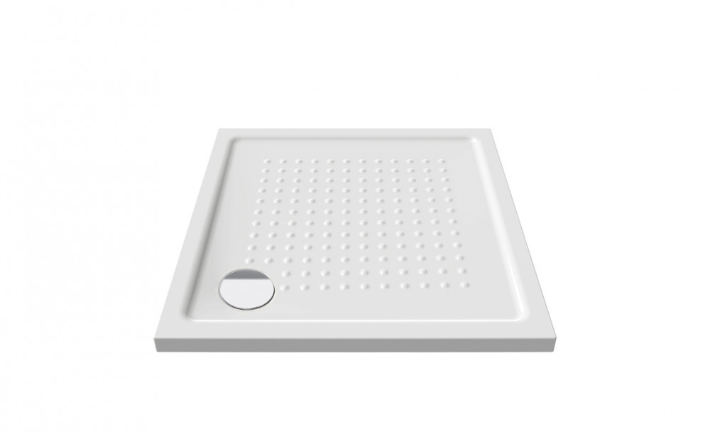 Душовий піддон Catalano 90х90 см кераміка білий глянсовий 19090H400