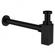 Сифон для раковины Fiore латунь черный матовый 30NN8852