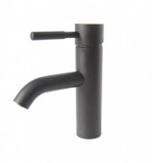 Змішувач для раковини Fiore Xenon одноважільний із донним клапаном чорний матовий 44NN5283