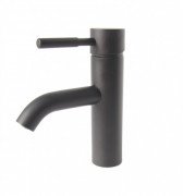 Смеситель для раковины Fiore Xenon однорычажный с донным клапаном черный матовый 44NN5283