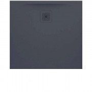 Душовий піддон Laufen Pro 80х80 см композитний матеріал Marbond антрацит H2109500780001