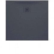 Душовий піддон Laufen Pro 80х80 см композитний матеріал Marbond антрацит H2109500780001