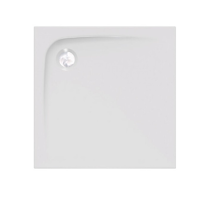 Душевой поддон Kolpa San Evelin Tray Q 80х80 см литой санитарный акрил белый 593280