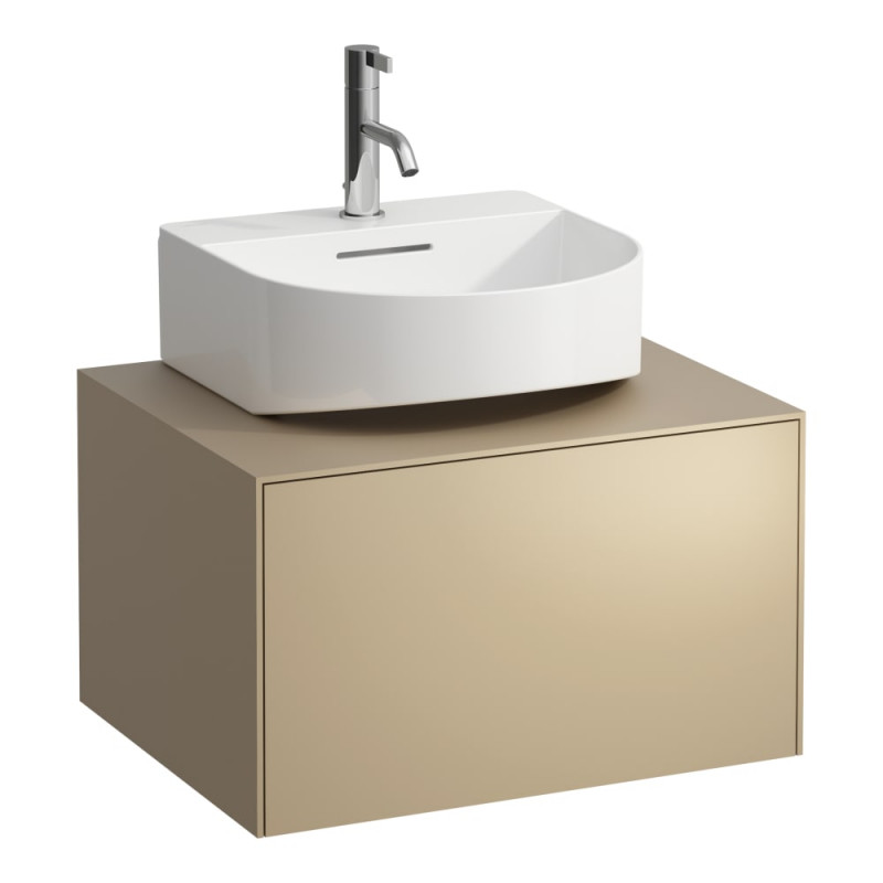 Тумба под раковину Laufen Sonar 60 см с отверстием в центре МДФ/ДСП золото H4054310340401