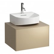 Тумба под раковину Laufen Sonar 60 см с отверстием в центре МДФ/ДСП золото H4054310340401