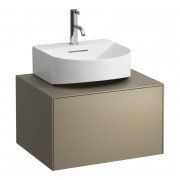 Тумба під раковину Laufen Sonar 60 см з отвором у центрі МДФ/ДСП титан H4054310340421