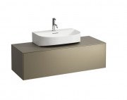 Тумба под раковину Laufen Sonar 120 см с отверстием в центре МДФ/ДСП титан H4054510340421