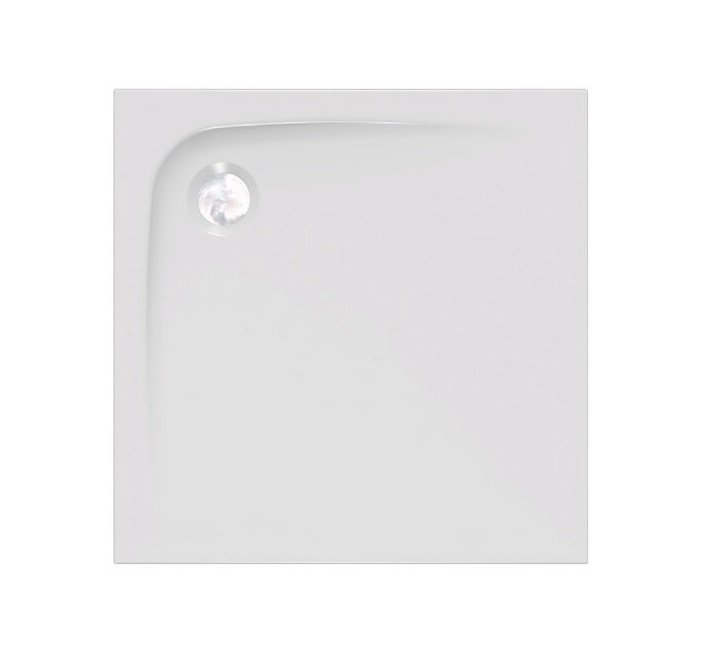 Душевой поддон Kolpa San Evelin Tray Q 80х80 см литой санитарный акрил белый 593280