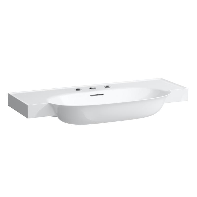 Раковина для ванної Laufen The New Classic 100х48 см із 3 отворами кераміка білий H8138570001081